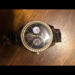 Tortoise Fossil watch